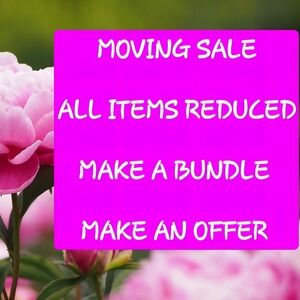 MOVING SALE INVENTORY CLEANOUT!!!!